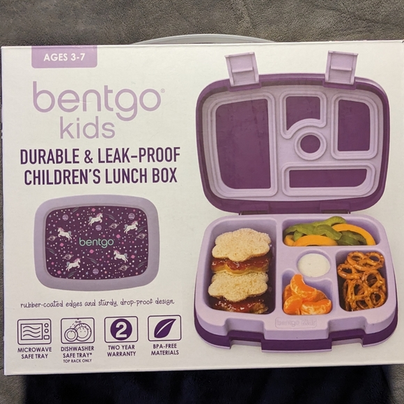 bentgo Other - Bentgo® Kids Prints Leak-Proof, 5-Compartment Bento-Style Kids Lunch Box